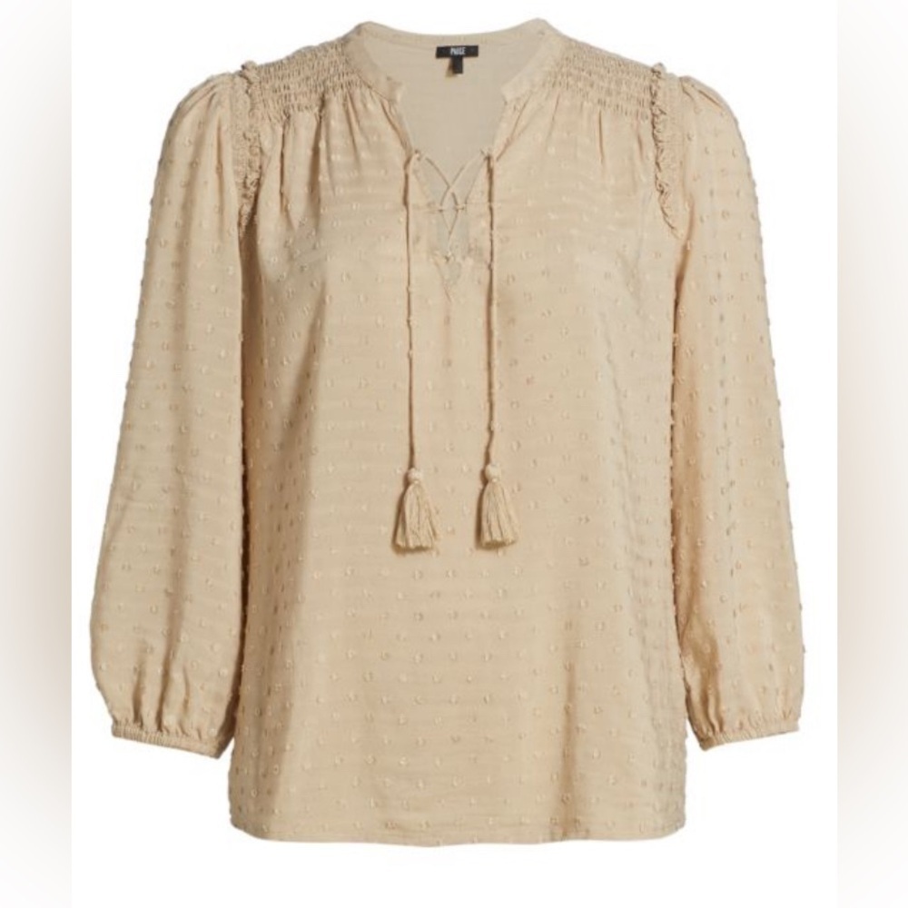 Paige | Shaylene Clip Dot Top (L)